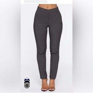 Fashion Nova Charcoal Skinny Pants
